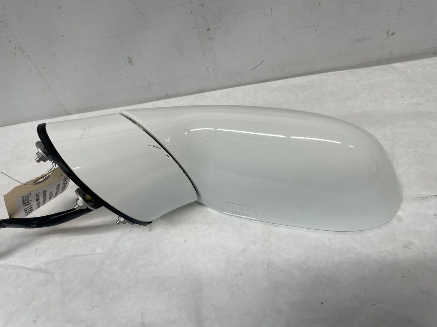 2005 Chevy C6 Corvette LH Driver Exterior Mirror White OEM - Day's Parts Yard
