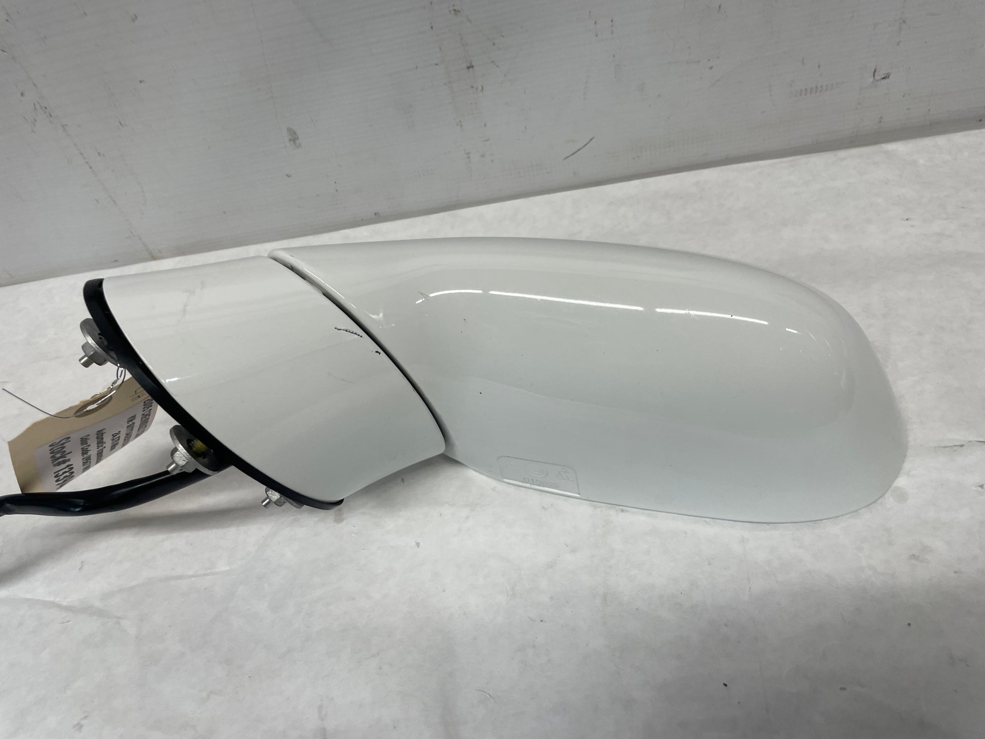 2005 Chevy C6 Corvette LH Driver Exterior Mirror White OEM - Day's Parts Yard