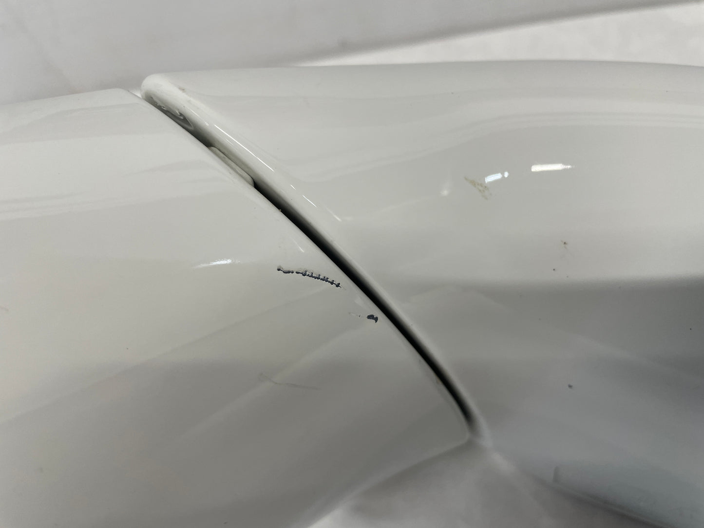 2005 Chevy C6 Corvette LH Driver Exterior Mirror White OEM - Day's Parts Yard