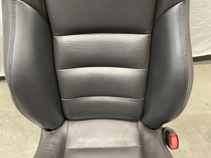 2011 Chevy C6 Corvette Grand Sport Seats Front RH & LH Black Leather OEM - Day's Parts Yard