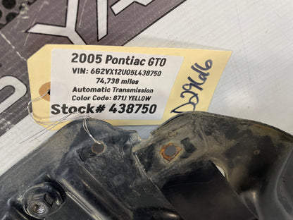 2005 Pontiac GTO Battery Tray OEM