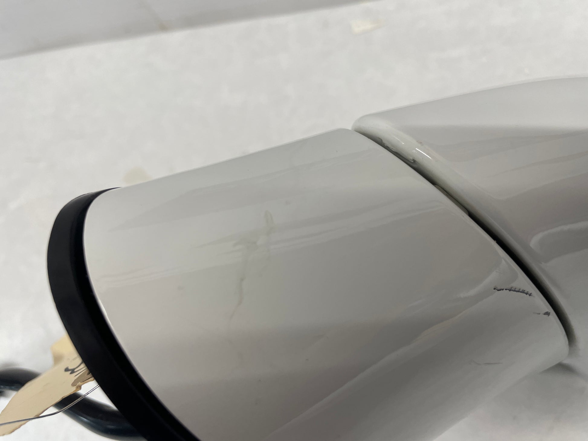 2005 Chevy C6 Corvette LH Driver Exterior Mirror White OEM - Day's Parts Yard