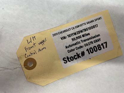 2011 Chevy C6 Corvette Grand Sport LH Driver Front Suspension Upper Control Arm OEM - Day's Parts Yard