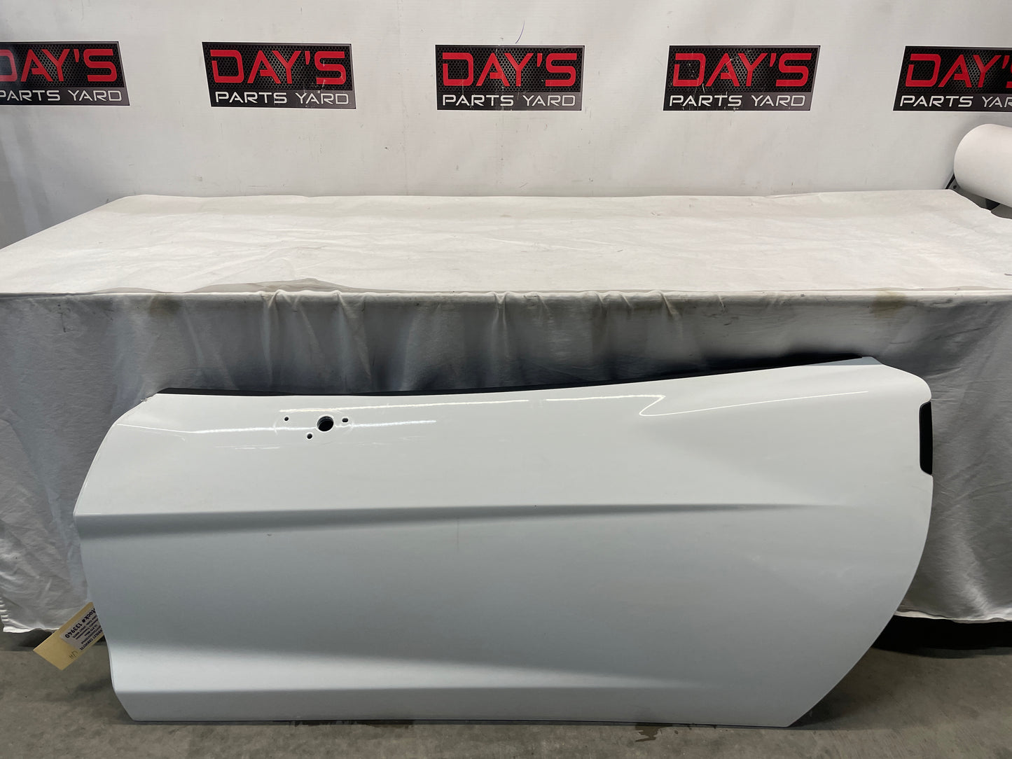 2005 Chevy C6 Corvette LH Driver Front Exterior Door White OEM - Day's Parts Yard
