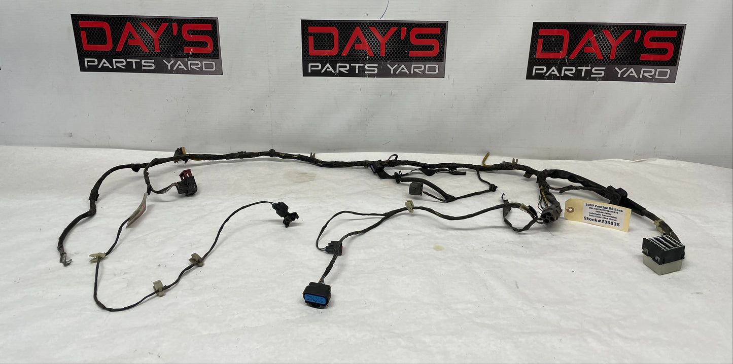 2009 Pontiac G8 Base Radiator Core Support Head Light Lamp Wiring Wire Harness OEM - Day's Parts Yard
