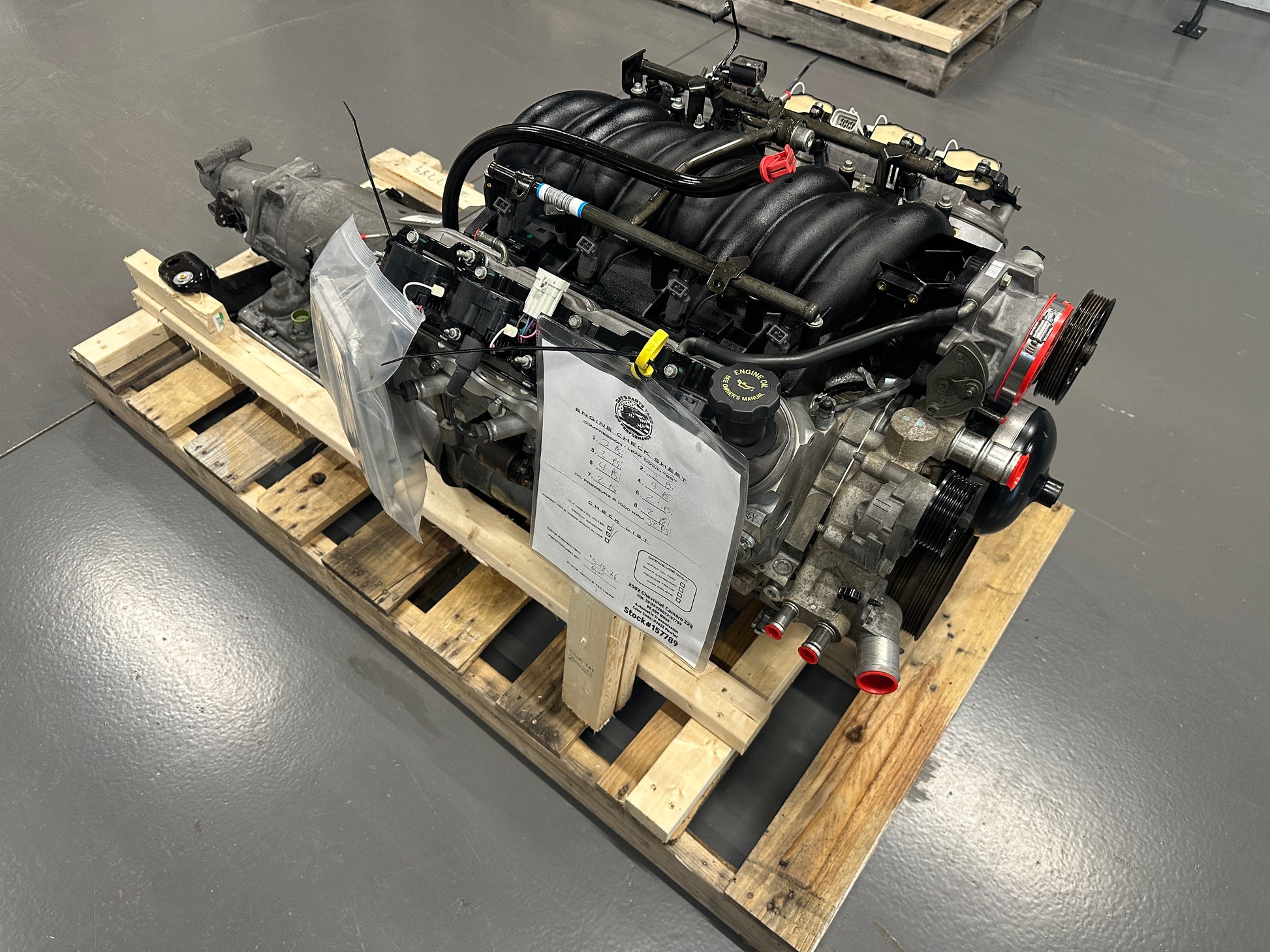 5.7 LS1 Engine 4L60 Automatic Transmission Drivetrain Pullout 85k - Day's Parts Yard