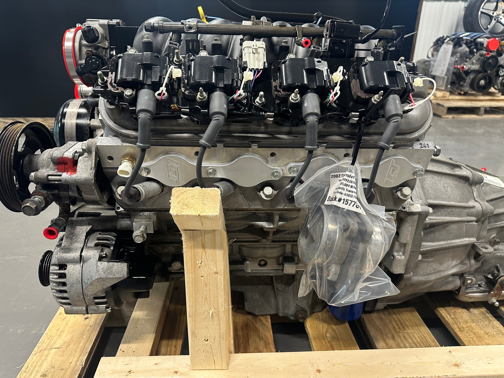 5.7 LS1 Engine 4L60 Automatic Transmission Drivetrain Pullout 85k - Day's Parts Yard