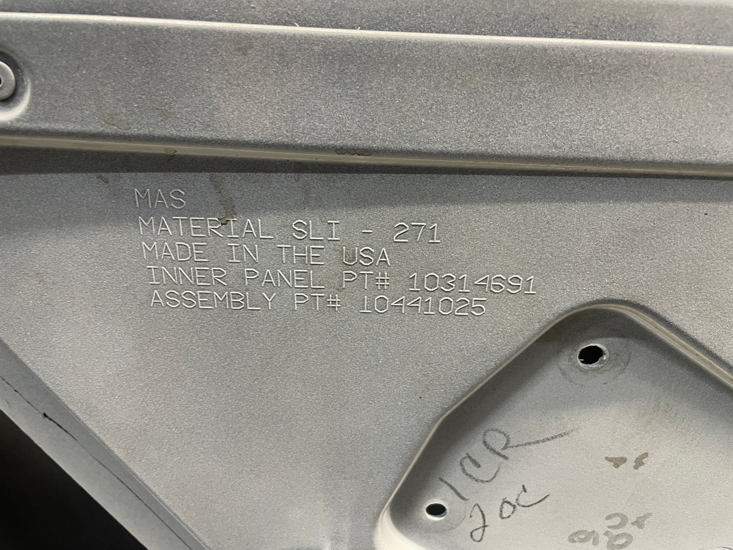 2005 Chevy C6 Corvette LH Driver Front Exterior Door White OEM - Day's Parts Yard