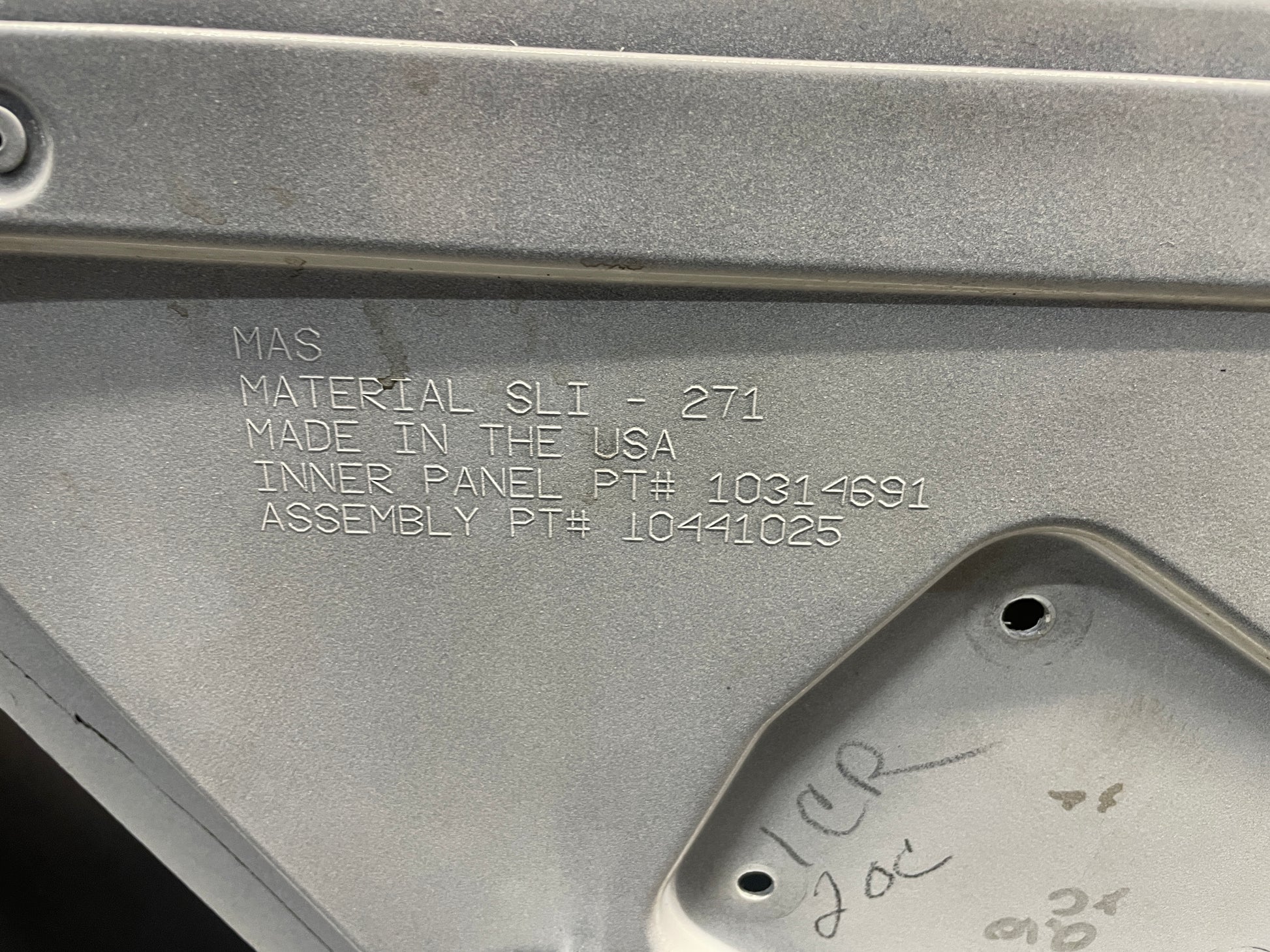 2005 Chevy C6 Corvette LH Driver Front Exterior Door White OEM - Day's Parts Yard