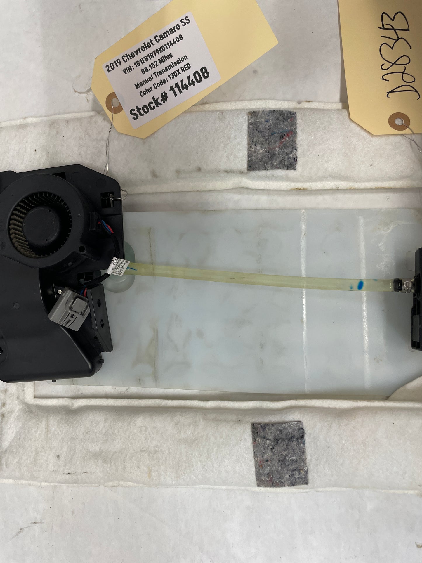 2019 Chevy Camaro SS Recaro RH Passenger Front Bottom Seat Mat OEM - Day's Parts Yard