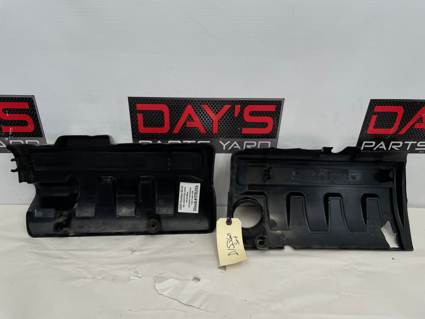 2009 Pontiac G8 GT RH & LH Engine Motor Coil Covers OEM - Day's Parts Yard