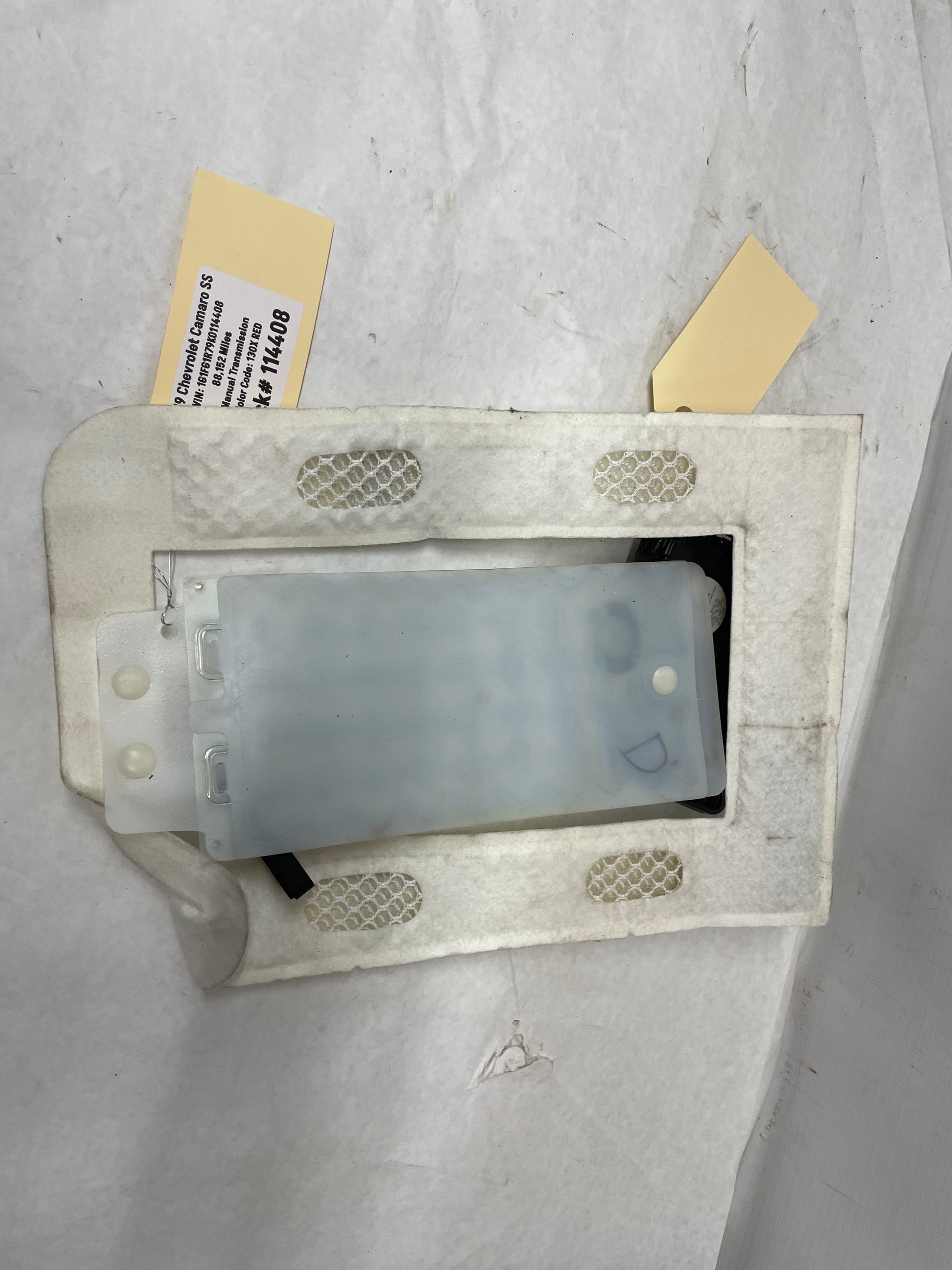 2019 Chevy Camaro SS Recaro RH Passenger Front Bottom Seat Mat OEM - Day's Parts Yard