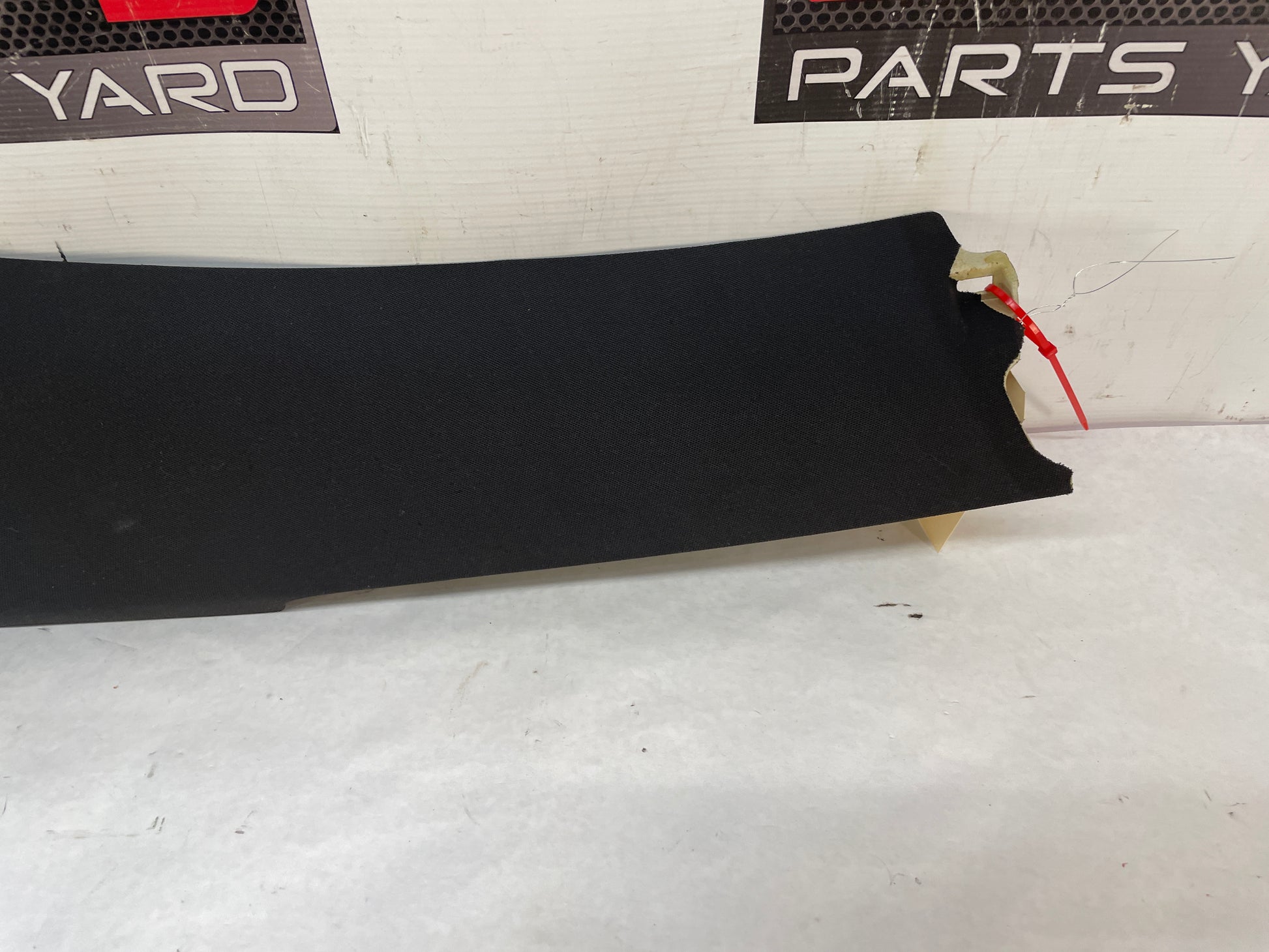 2005 Pontiac GTO RH Passenger Rear Interior Quarter C Pillar Seat Belt Cover Trim Panel OEM - Day's Parts Yard