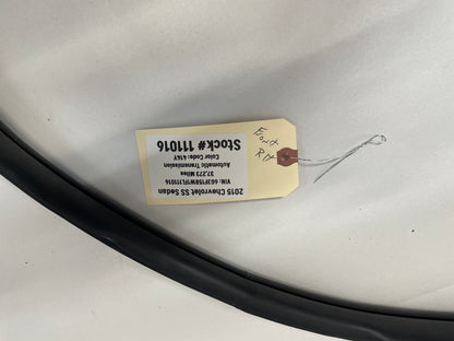2015 Chevy SS Sedan RH Passenger Front Door Weather Strip Rubber Seal OEM - Day's Parts Yard