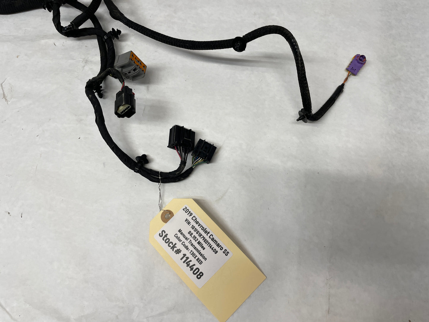 2019 Chevy Camaro SS RH Passenger Front Seat Wire Wiring Harness OEM - Day's Parts Yard