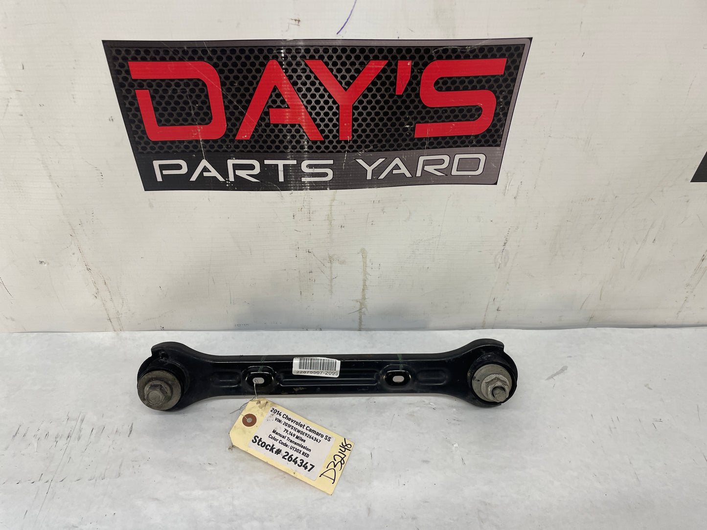 2014 Chevy Camaro SS LH Driver Rear Suspension Trailing Drag Link Rod Control Arm OEM - Day's Parts Yard