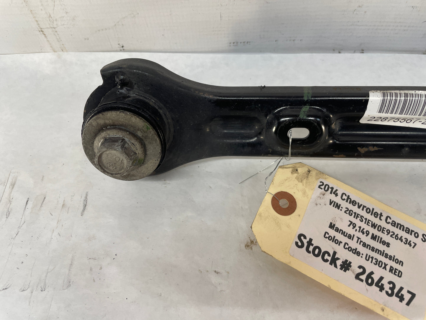 2014 Chevy Camaro SS LH Driver Rear Suspension Trailing Drag Link Rod Control Arm OEM - Day's Parts Yard