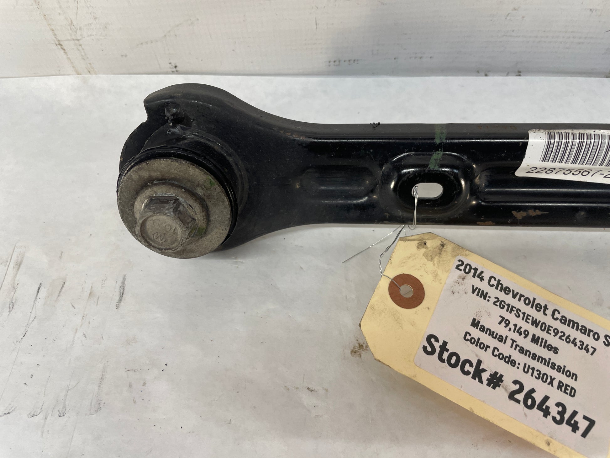 2014 Chevy Camaro SS LH Driver Rear Suspension Trailing Drag Link Rod Control Arm OEM - Day's Parts Yard