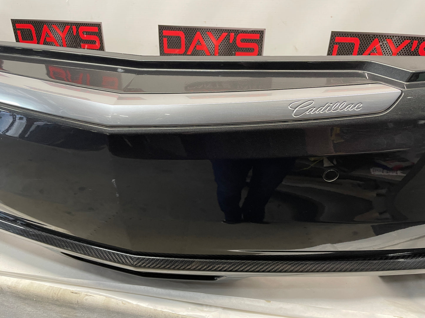 2016 Cadillac ATS-V Coupe Rear Bumper Cover Carbon Fiber Fascia Diffuser OEM