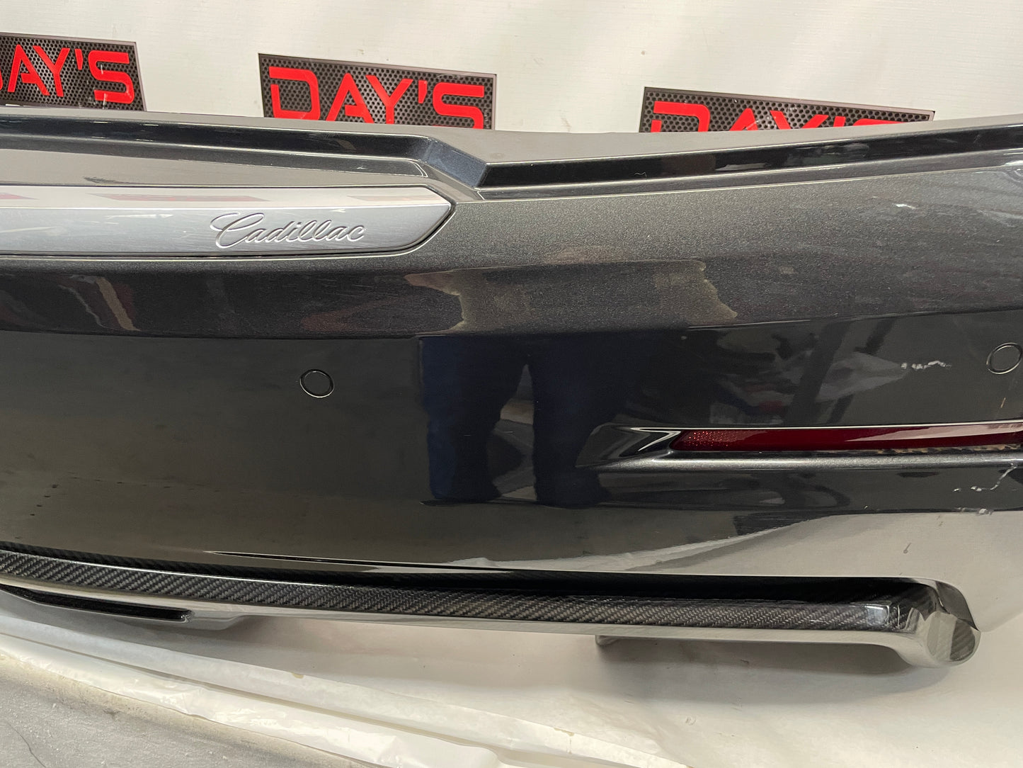 2016 Cadillac ATS-V Coupe Rear Bumper Cover Carbon Fiber Fascia Diffuser OEM