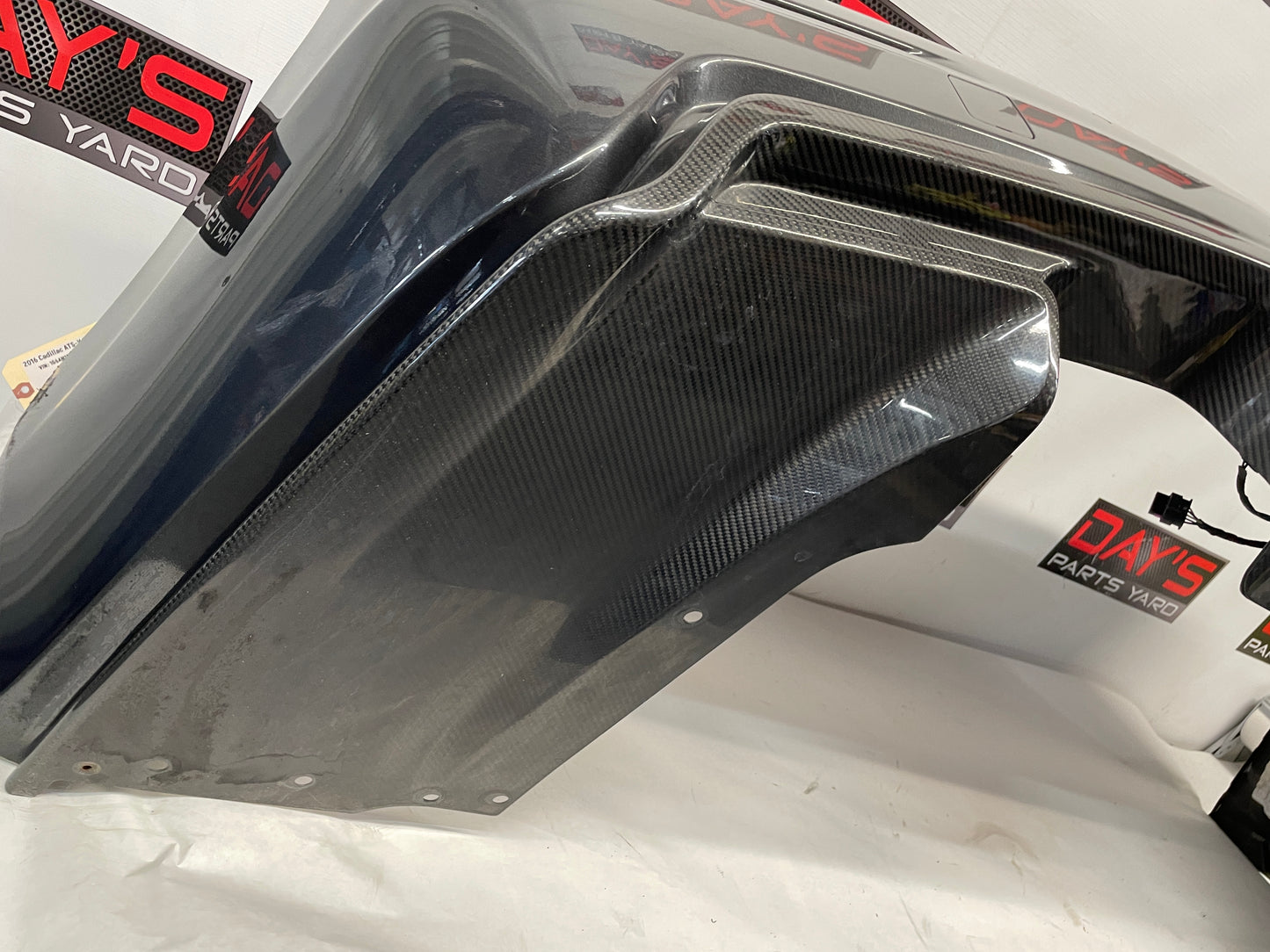 2016 Cadillac ATS-V Coupe Rear Bumper Cover Carbon Fiber Fascia Diffuser OEM