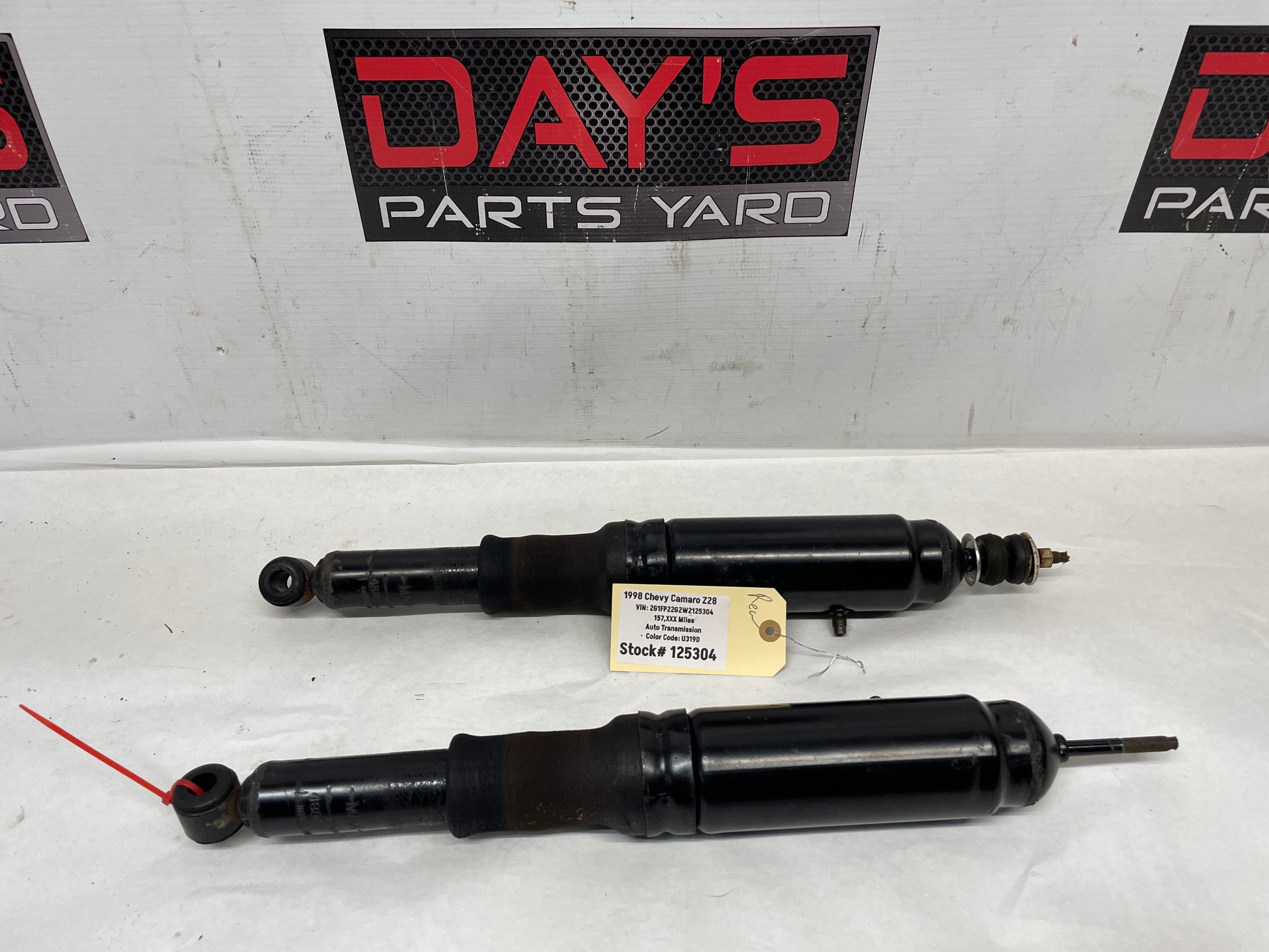 1998 Chevy Camaro Z28 Rear Suspension Shock Absorbers OEM - Day's Parts Yard
