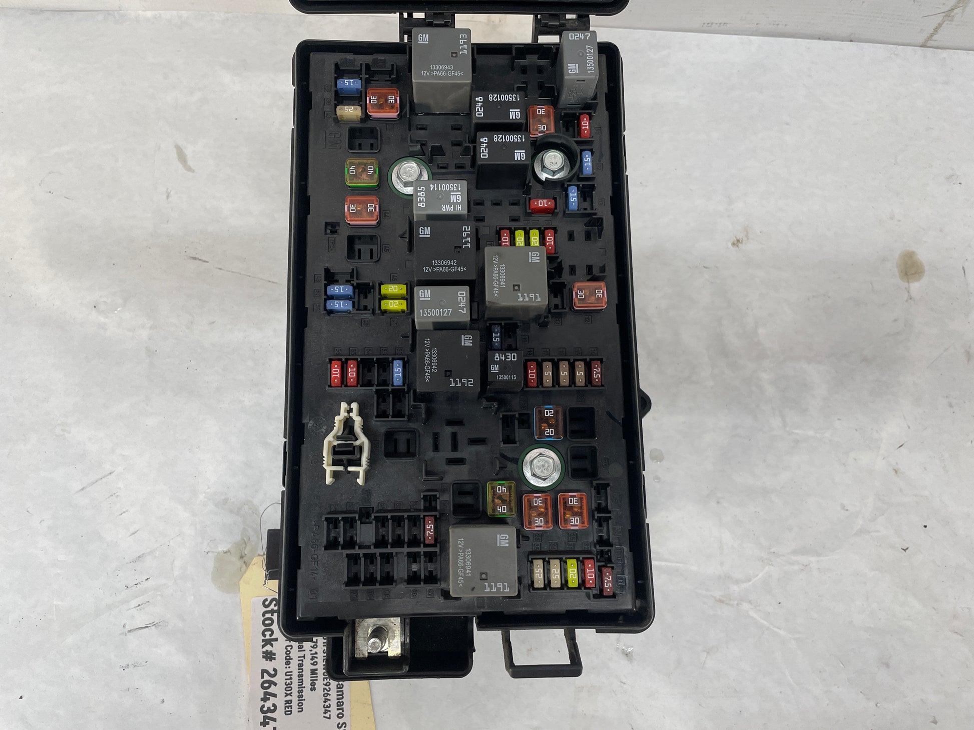 2014 Chevy Camaro SS Accessory Wiring Junction Fuse Relay Box Block OEM - Day's Parts Yard