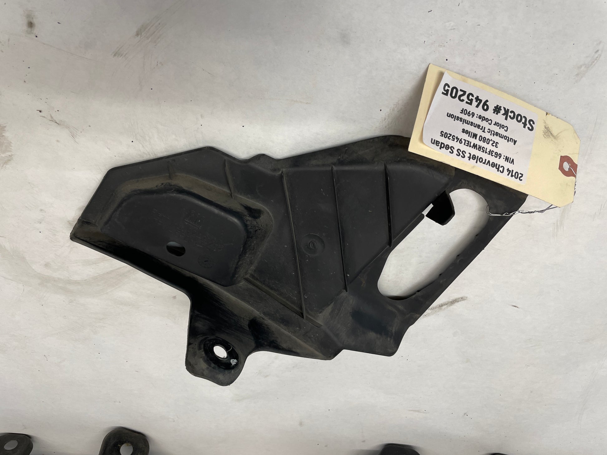2014 Chevy SS Sedan RH & LH Rubber Splash Shield Cradle Covers OEM - Day's Parts Yard