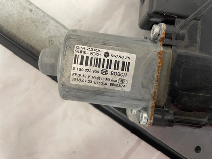 2015 Chevy SS Sedan LH Driver Front Window Regulator w/ Motor OEM - Day's Parts Yard