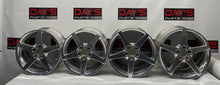 2005 Chevy C6 Corvette Factory OEM Wheels w/ Center Caps 19X8.5 19X10 - Day's Parts Yard