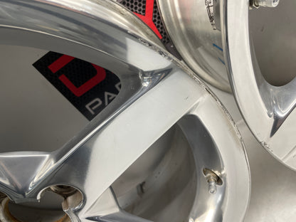 2005 Chevy C6 Corvette Factory OEM Wheels w/ Center Caps 19X8.5 19X10 - Day's Parts Yard