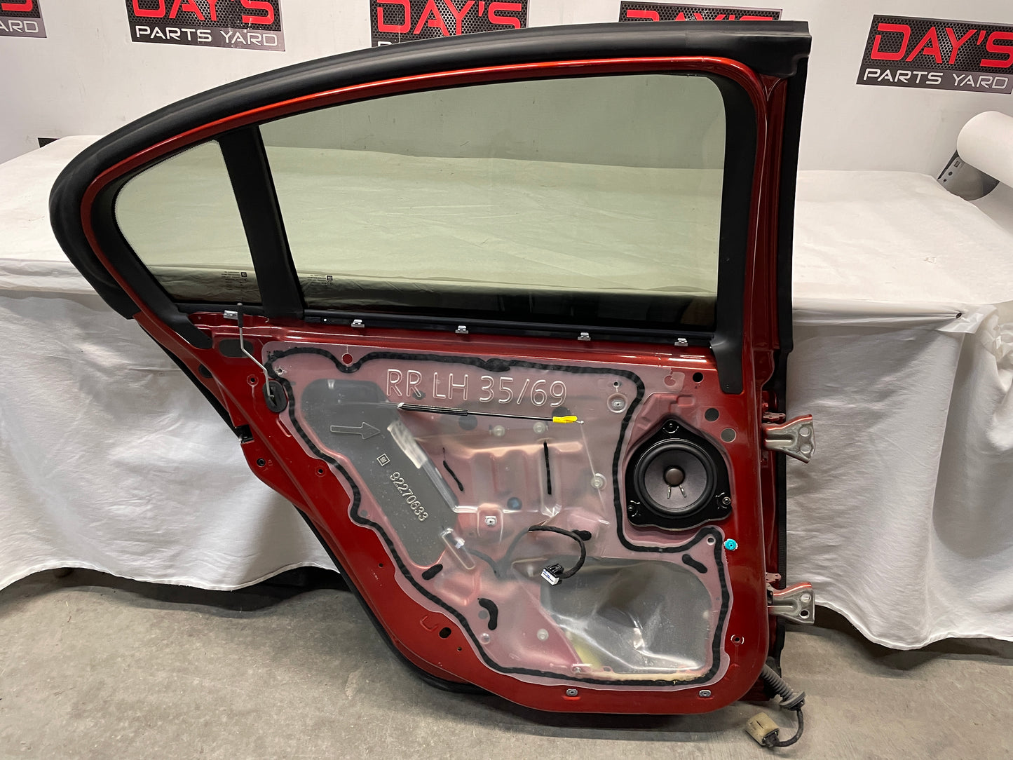 2015 Chevy SS Sedan LH Driver Rear Exterior Door OEM - Day's Parts Yard