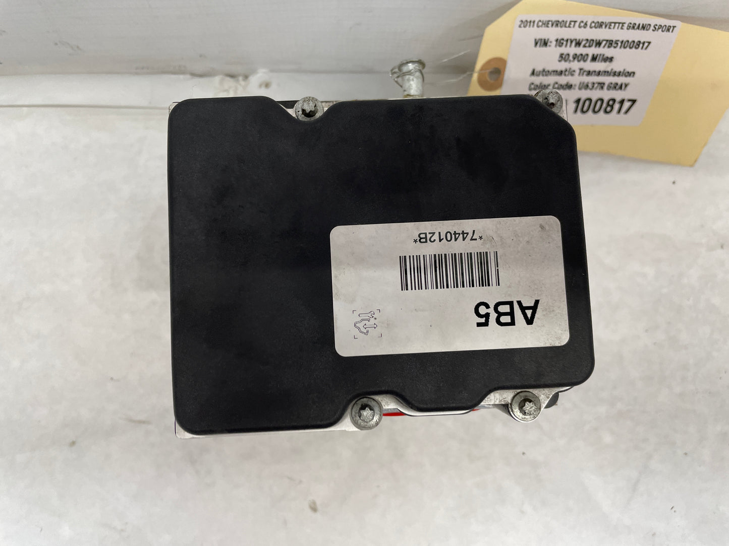 2011 Chevy C6 Corvette Grand Sport  ABS Anti Lock Brake Pump Module - Day's Parts Yard