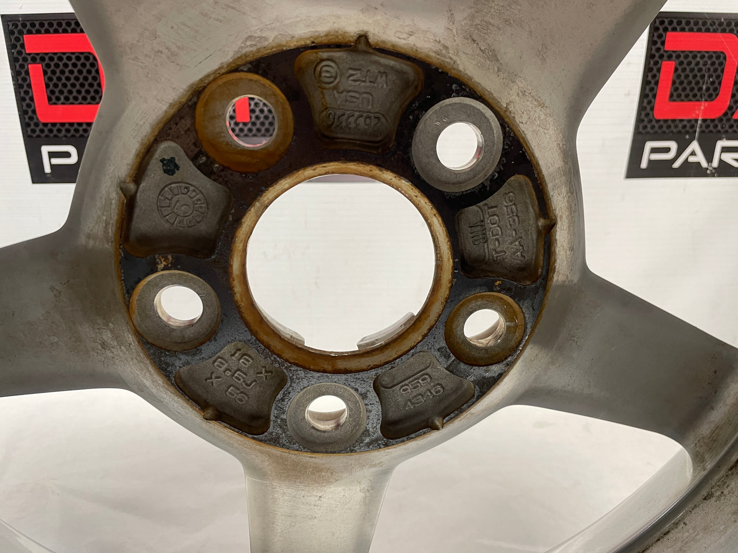 2005 Chevy C6 Corvette Factory OEM Wheels w/ Center Caps 19X8.5 19X10 - Day's Parts Yard