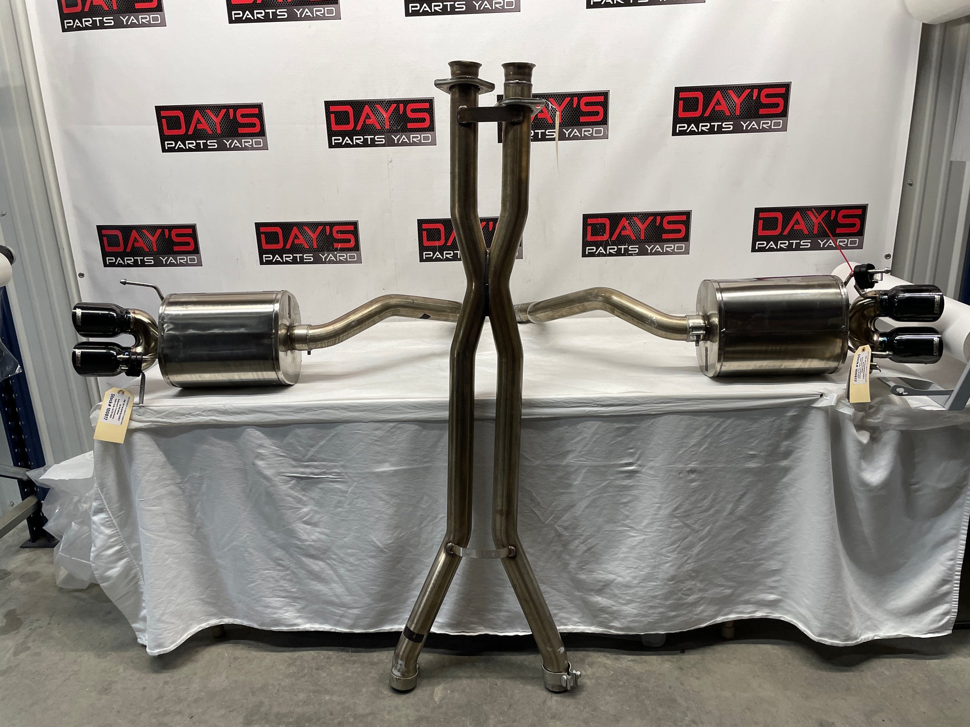 2011 Chevy C6 Corvette Grand Sport Corsa Muffler w/ X Pipe Exhaust - Day's Parts Yard