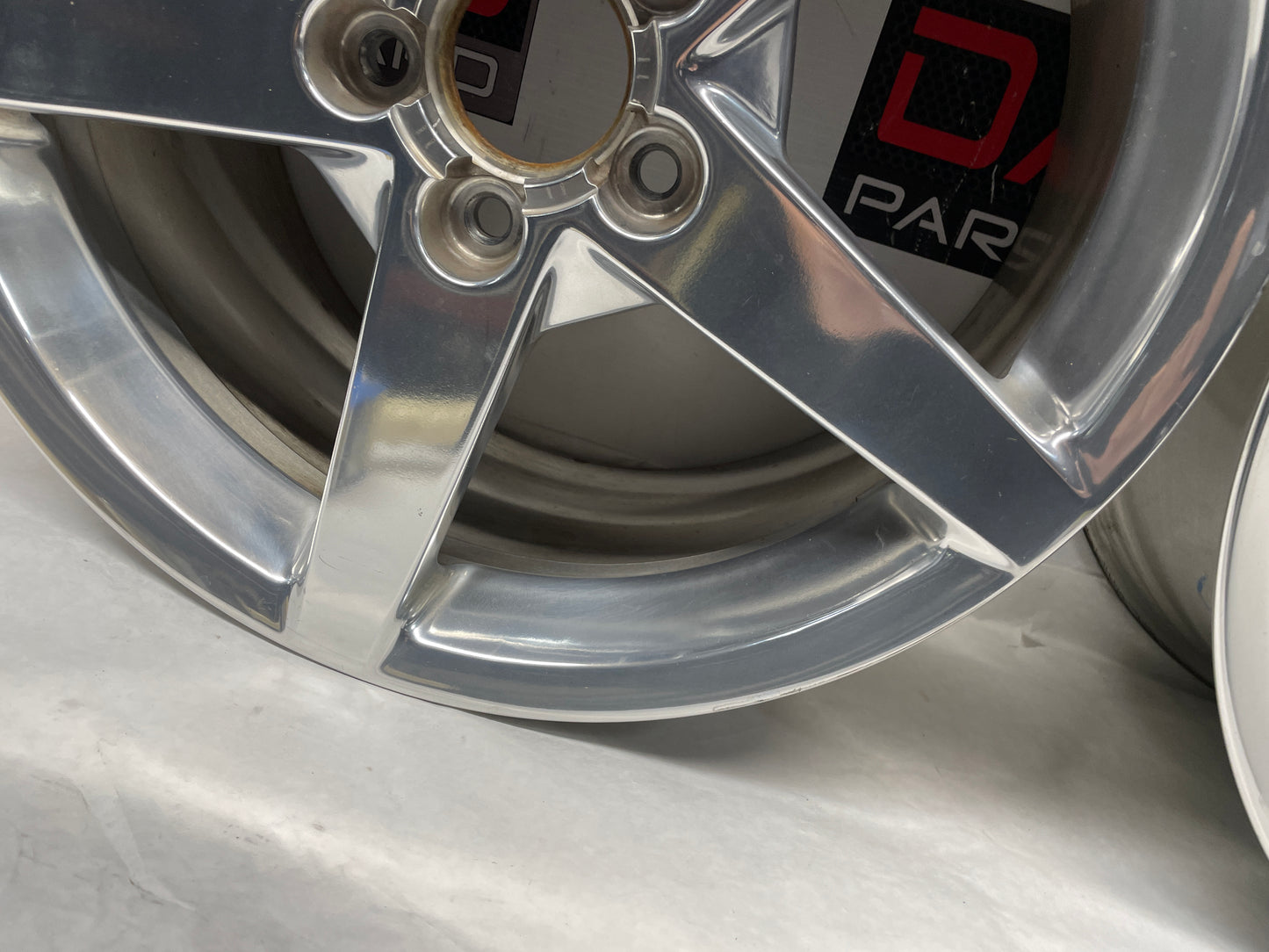 2005 Chevy C6 Corvette Factory OEM Wheels w/ Center Caps 19X8.5 19X10 - Day's Parts Yard