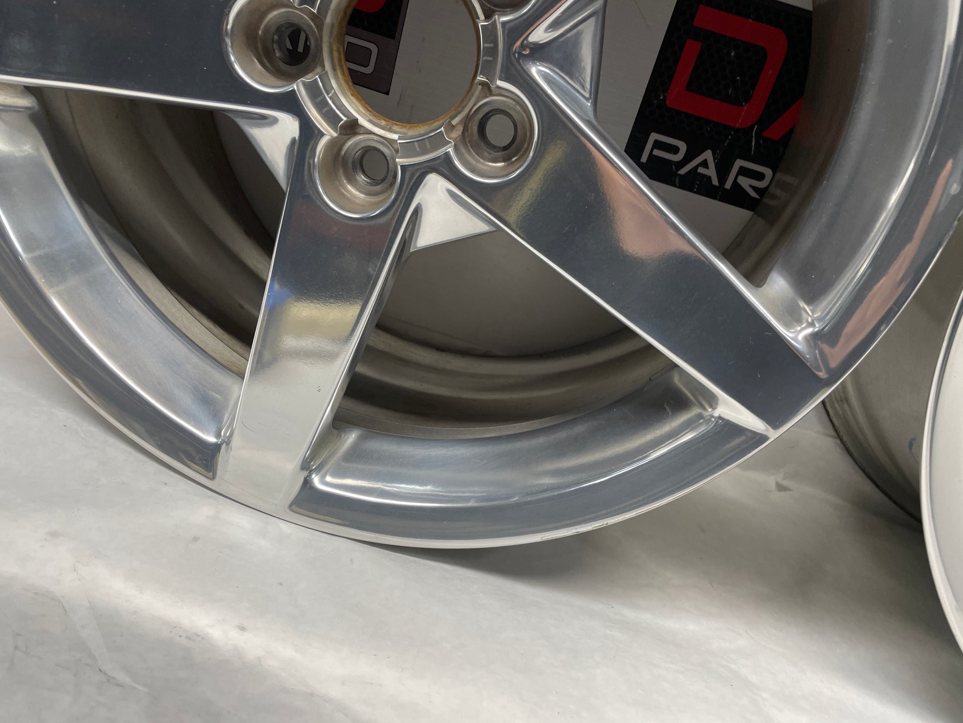 2005 Chevy C6 Corvette Factory OEM Wheels w/ Center Caps 19X8.5 19X10 - Day's Parts Yard