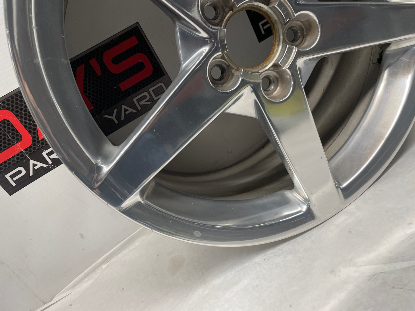 2005 Chevy C6 Corvette Factory OEM Wheels w/ Center Caps 19X8.5 19X10 - Day's Parts Yard