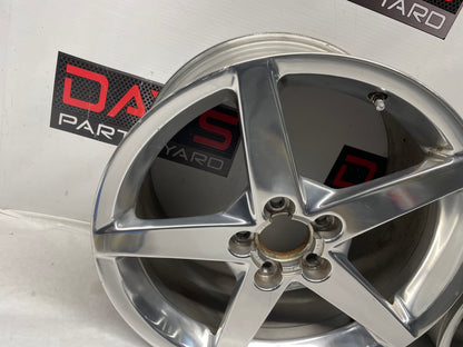 2005 Chevy C6 Corvette Factory OEM Wheels w/ Center Caps 19X8.5 19X10 - Day's Parts Yard