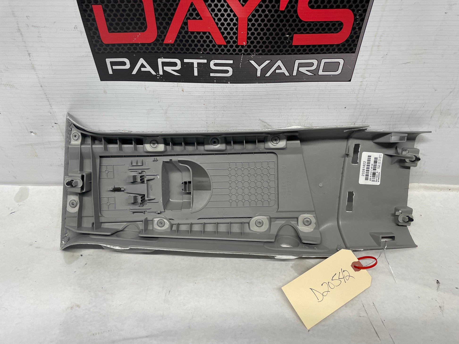 2018 Cadillac Escalade RH Passenger B Pillar Upper Trim Panel Gray OEM - Day's Parts Yard
