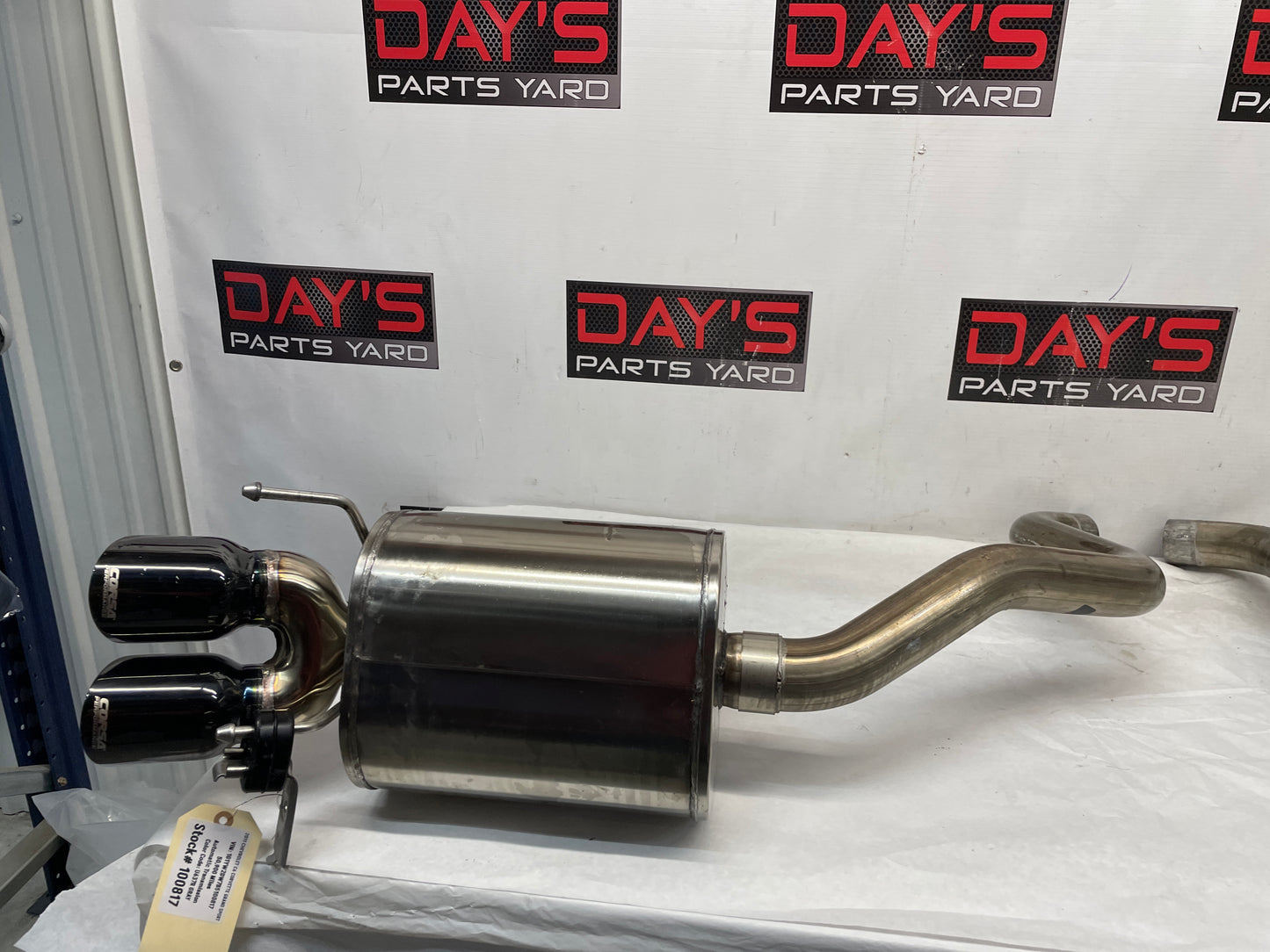 2011 Chevy C6 Corvette Grand Sport Corsa Muffler w/ X Pipe Exhaust - Day's Parts Yard