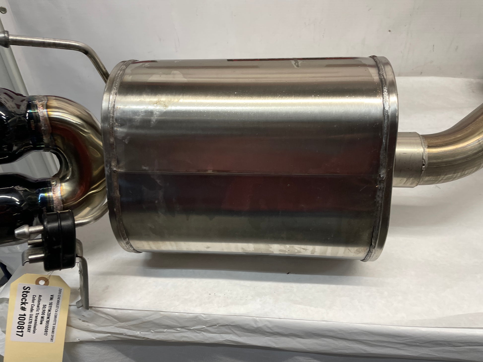 2011 Chevy C6 Corvette Grand Sport Corsa Muffler w/ X Pipe Exhaust - Day's Parts Yard