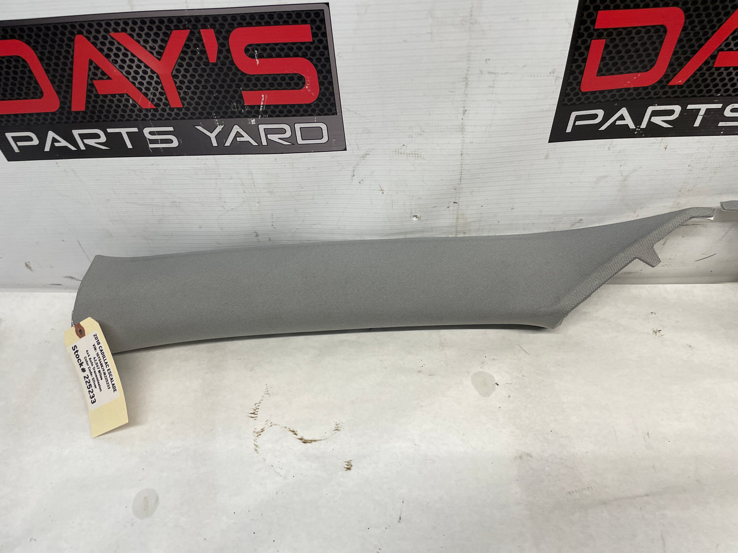 2018 Cadillac Escalade RH & LH Interior A Pillar Trim Gray OEM