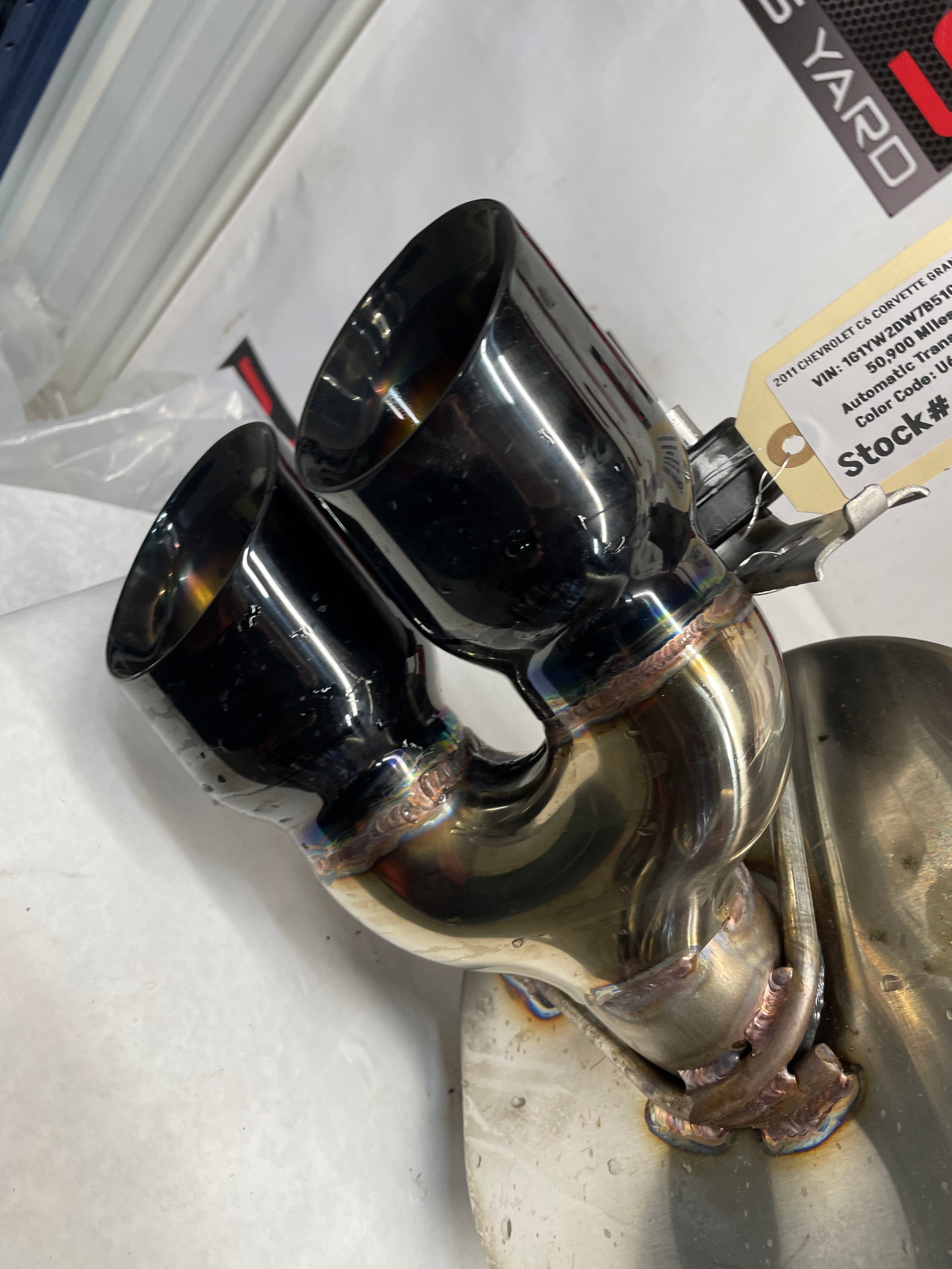 2011 Chevy C6 Corvette Grand Sport Corsa Muffler w/ X Pipe Exhaust - Day's Parts Yard