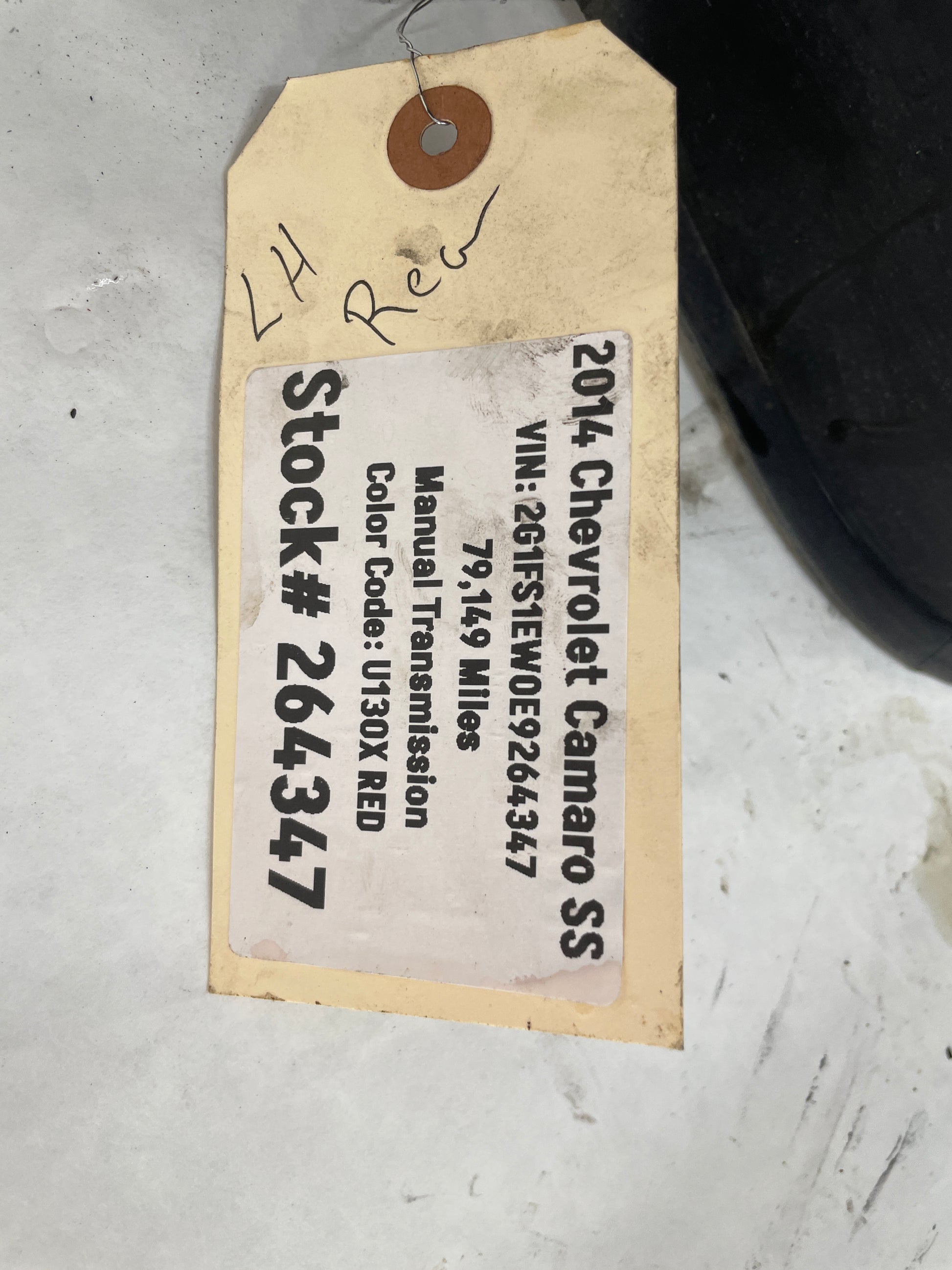 2014 Chevy Camaro SS LH Driver Rear Fender Wheel House Well Liner OEM - Day's Parts Yard