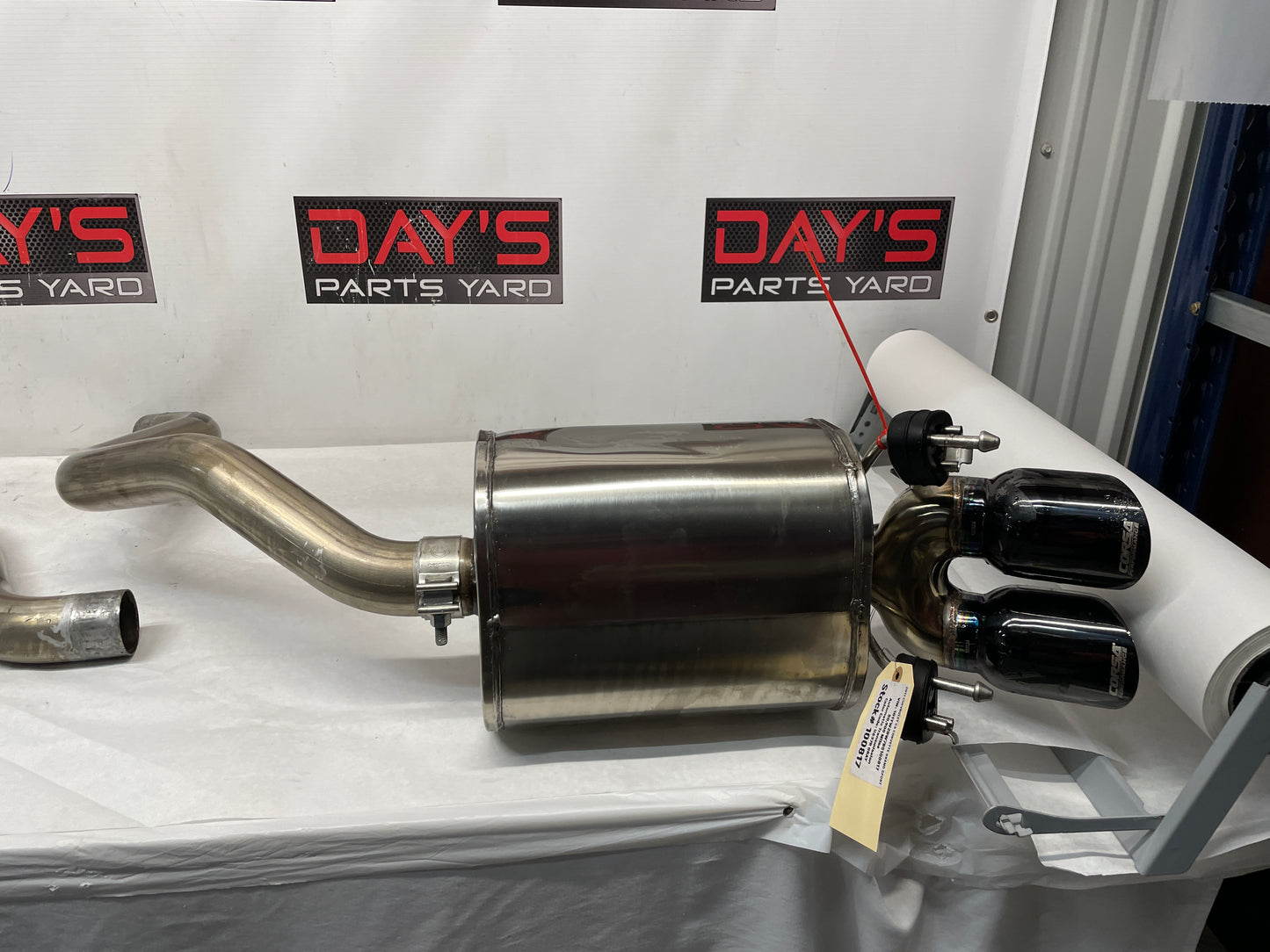 2011 Chevy C6 Corvette Grand Sport Corsa Muffler w/ X Pipe Exhaust - Day's Parts Yard