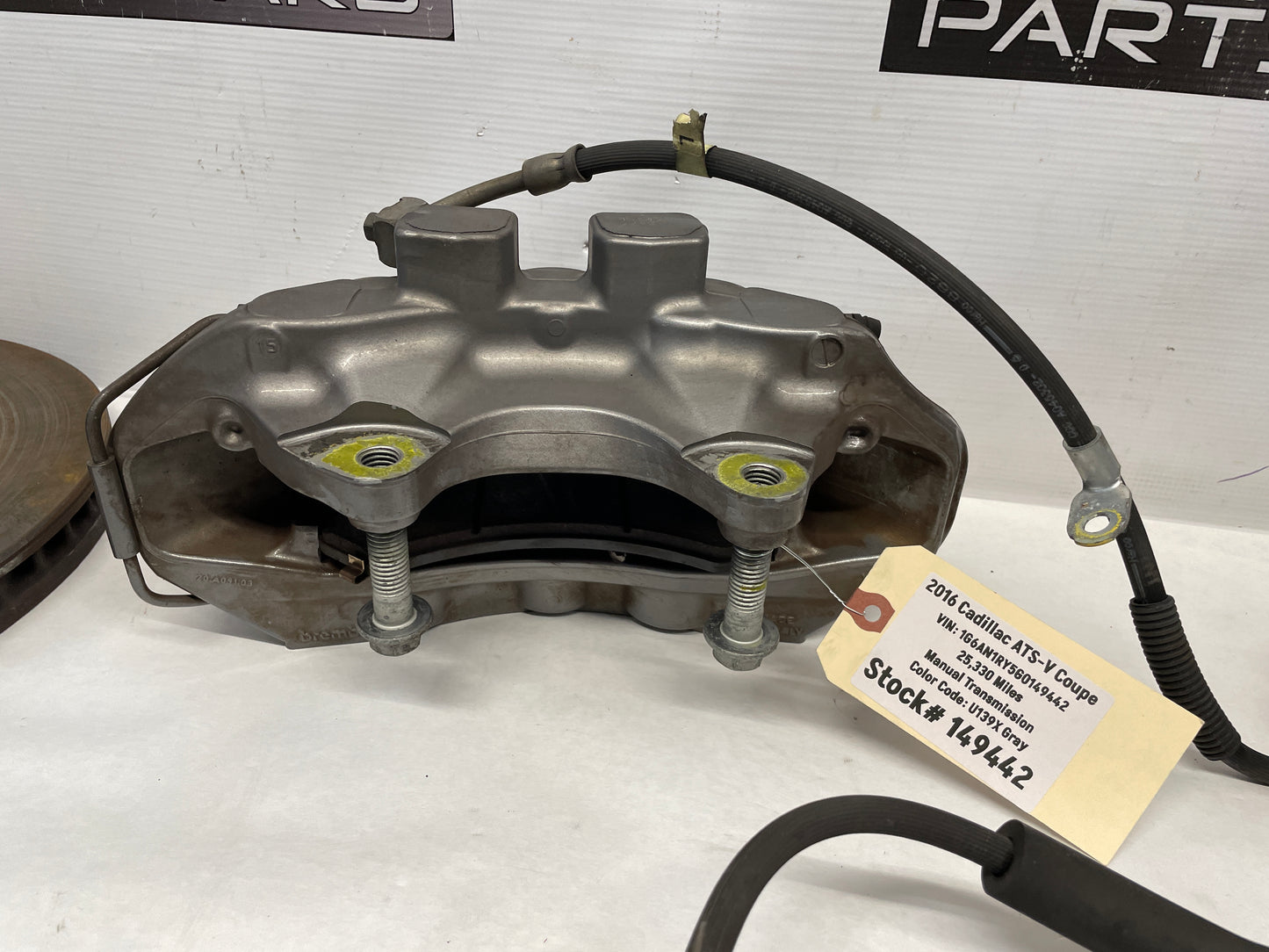 2016 Cadillac ATS-V Brembo Brake Calipers & Rotors Front & Rear OEM