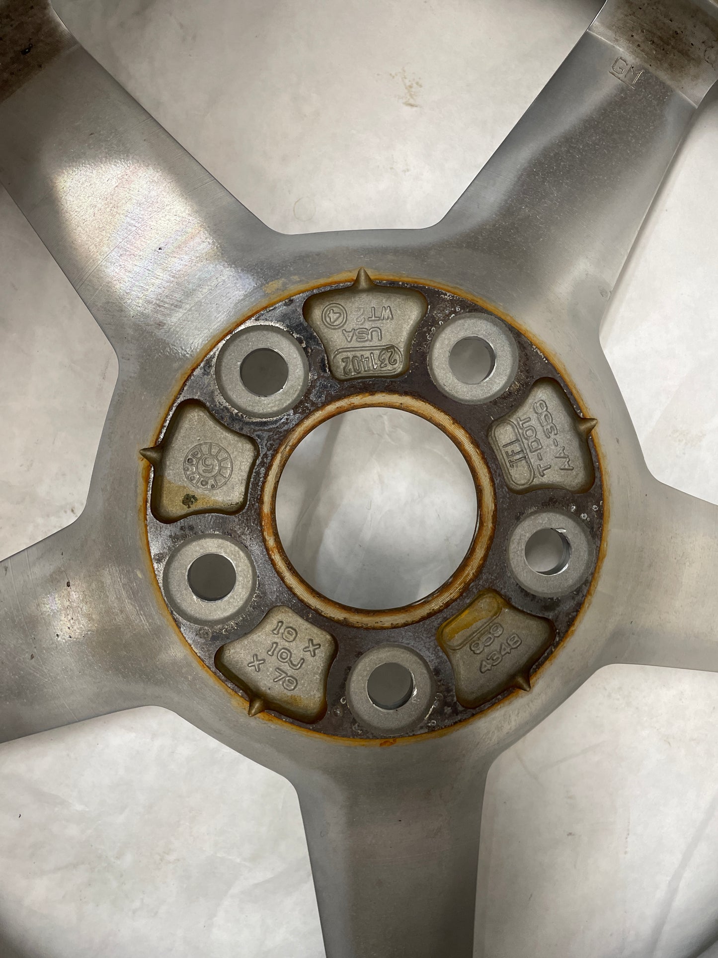 2005 Chevy C6 Corvette Factory OEM Wheels w/ Center Caps 19X8.5 19X10 - Day's Parts Yard