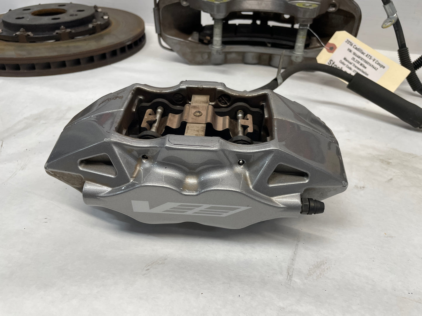 2016 Cadillac ATS-V Brembo Brake Calipers & Rotors Front & Rear OEM