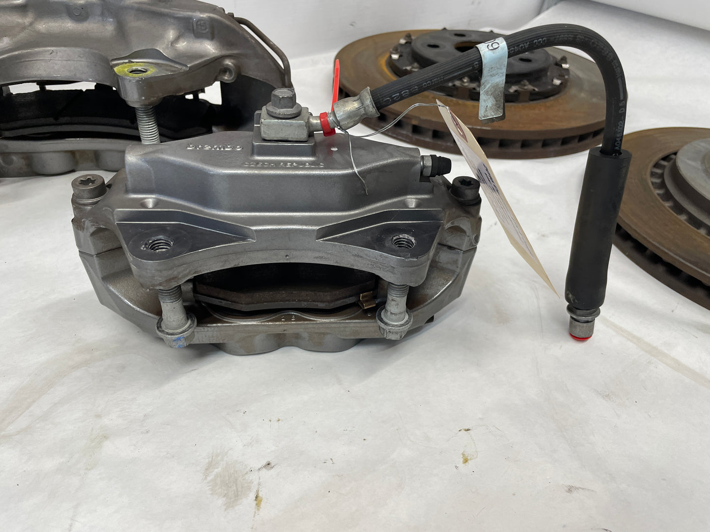2016 Cadillac ATS-V Brembo Brake Calipers & Rotors Front & Rear OEM